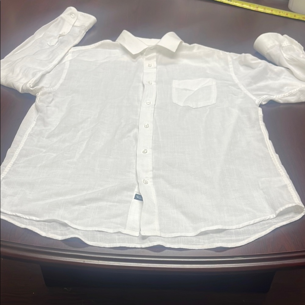 @NWOT, RN# 117784,Rails White Men's Shirt, 100% Cotton
